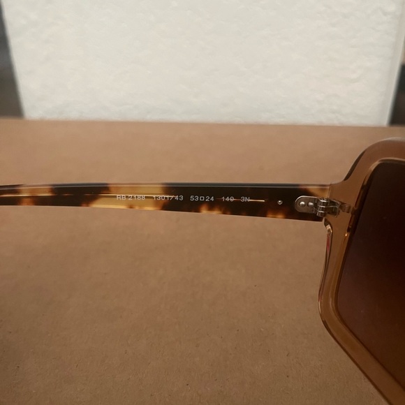 Ray-Ban Brown Oversized Square Sunglasses - Picture 3 of 4